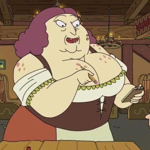 Big Boobed Waitress image